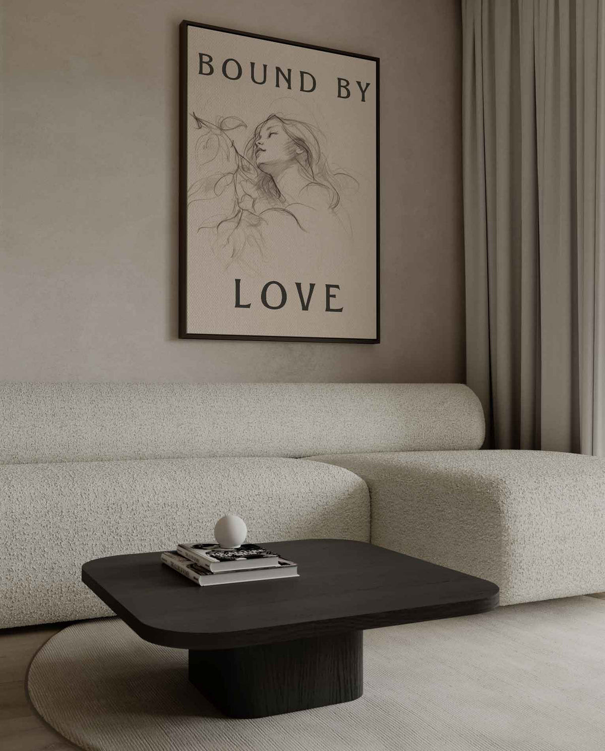 Gevangen in Liefde – canvas kunstwerk als wanddecoratie