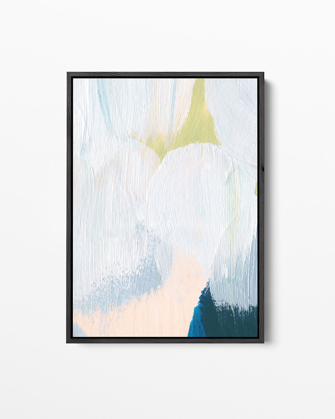 Zachte kleuren harmonie – staand wanddecoratie kunstwerk