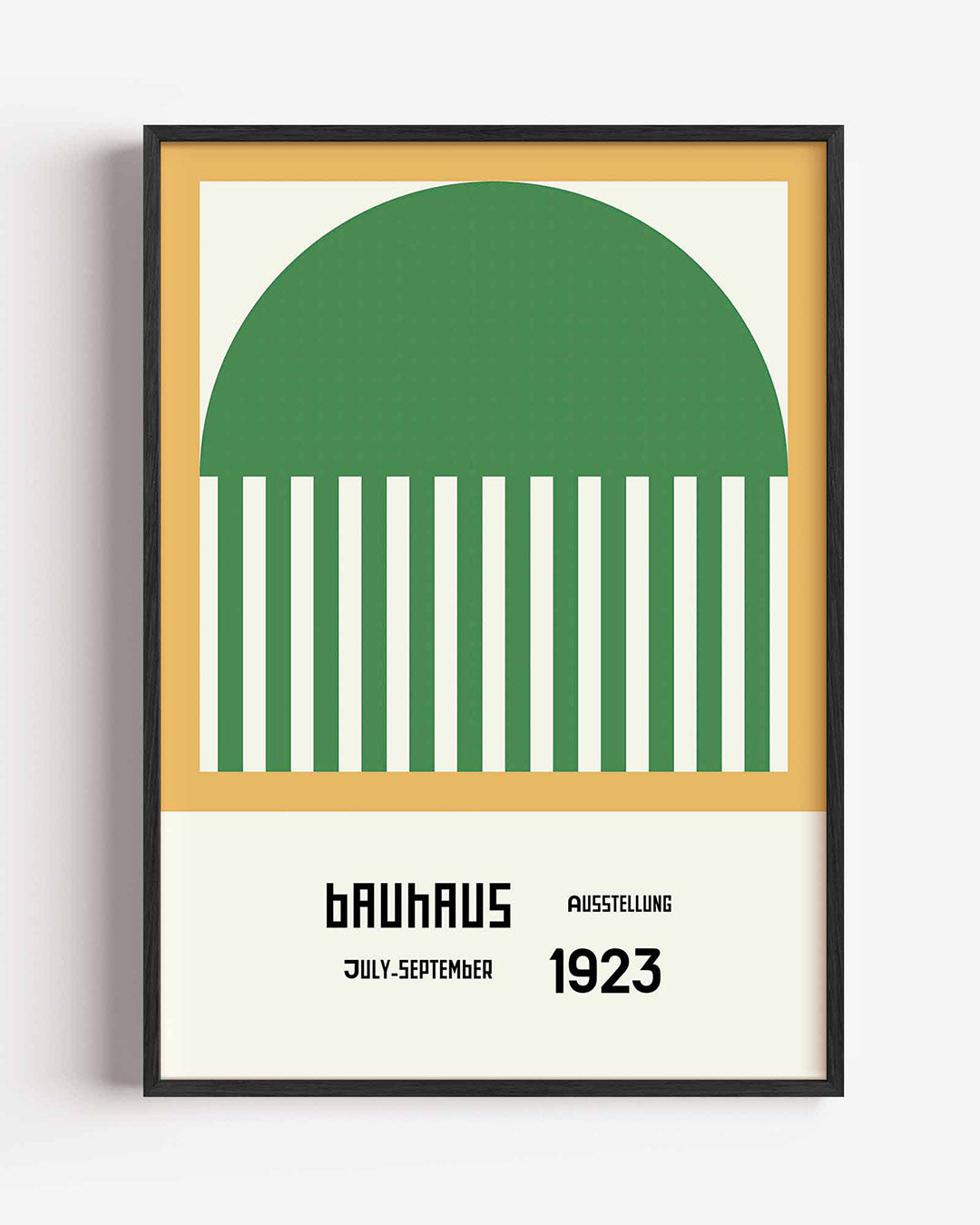 Vorm en kleur – staande Bauhaus poster als wanddecoratie