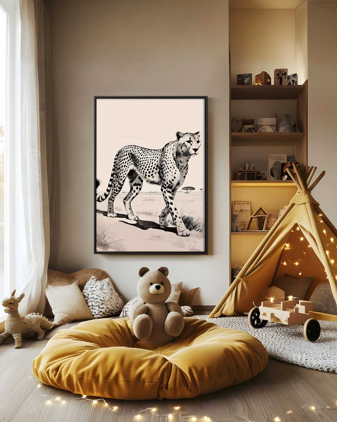 L'Opera d'Arte del Leopardo Elegante