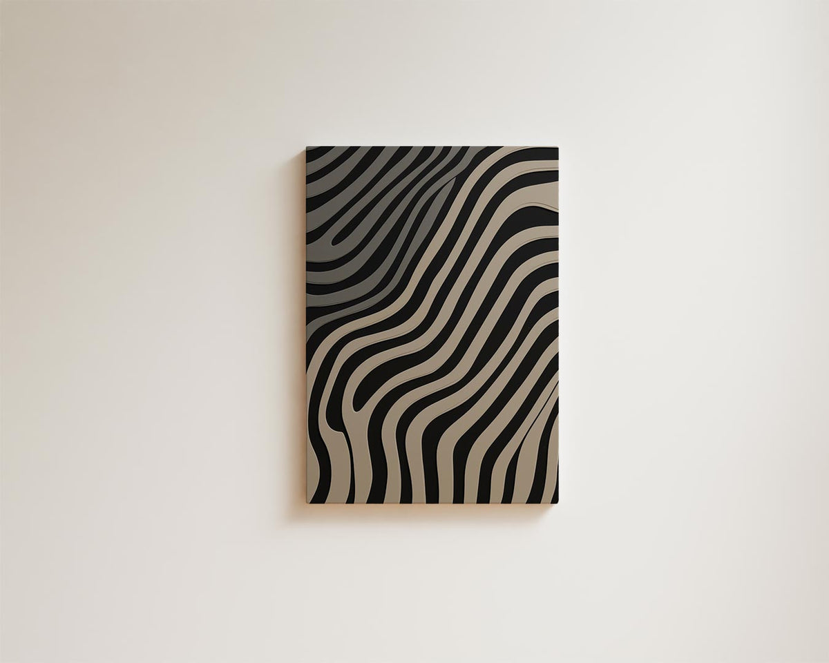 Golvend Ritme Wandkunst – portret kunstwerk als wanddecoratie, afbeelding 15