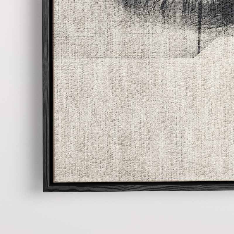 Oog van Mysterie – modern portret kunstwerk van WallArtistic