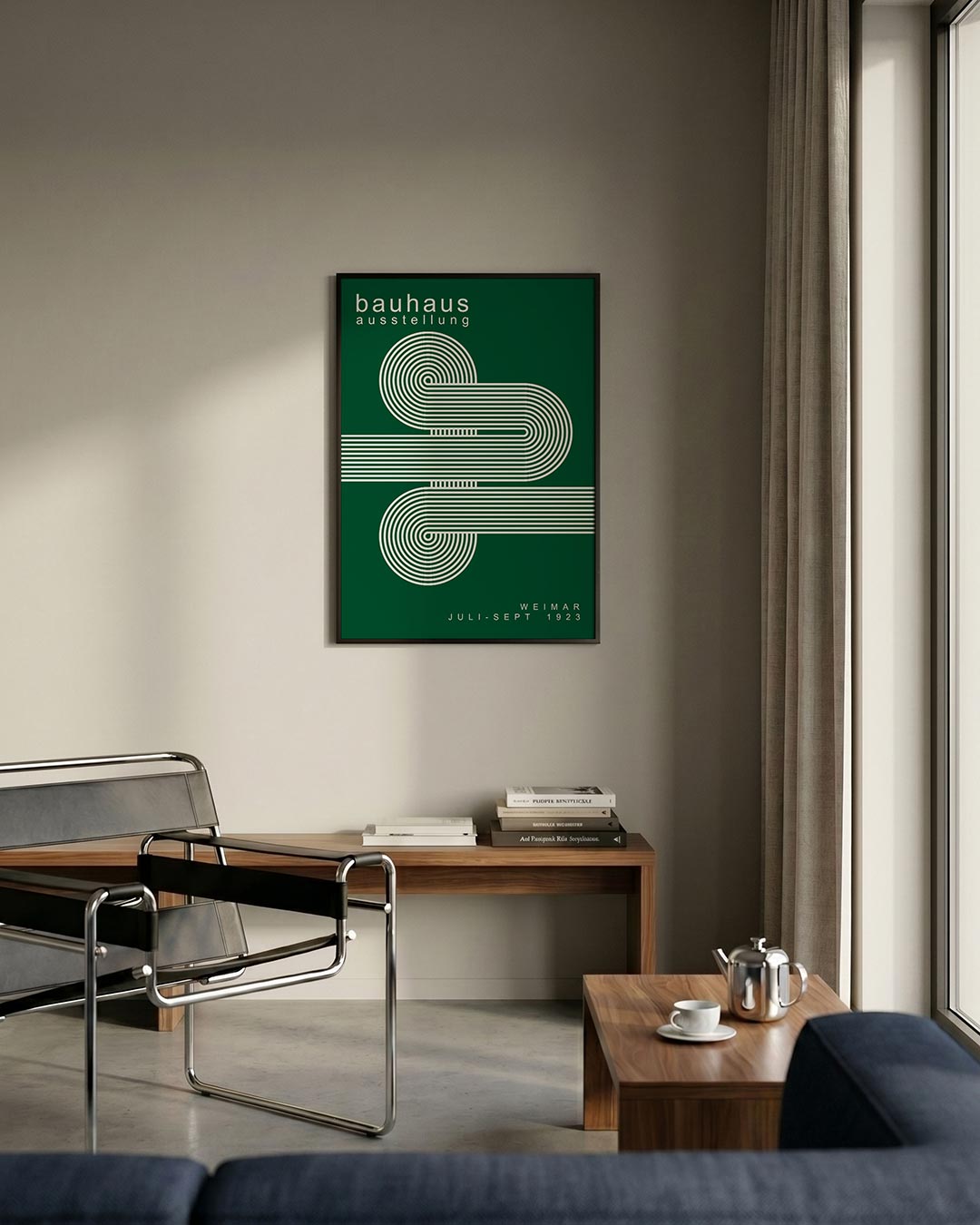  – geometrische poster in Bauhaus-stijl van WallArtistic