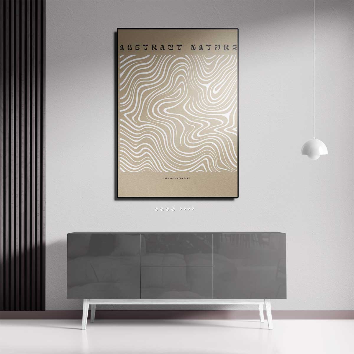 Abstracte Natuurpatronen Kunstprint – dibond kunstwerk als wanddecoratie