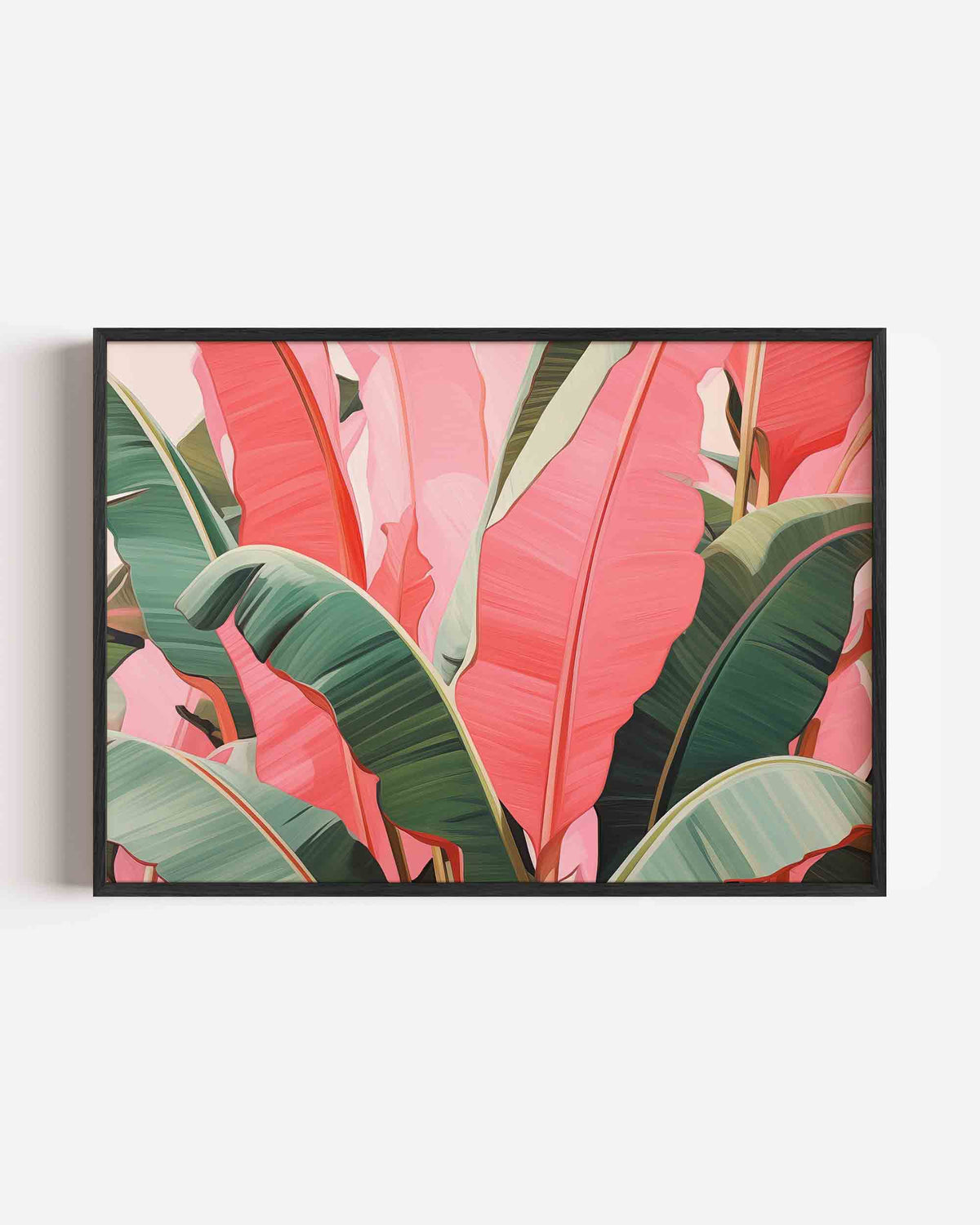 Bananenbladeren – jungle landscape poster als wanddecoratie