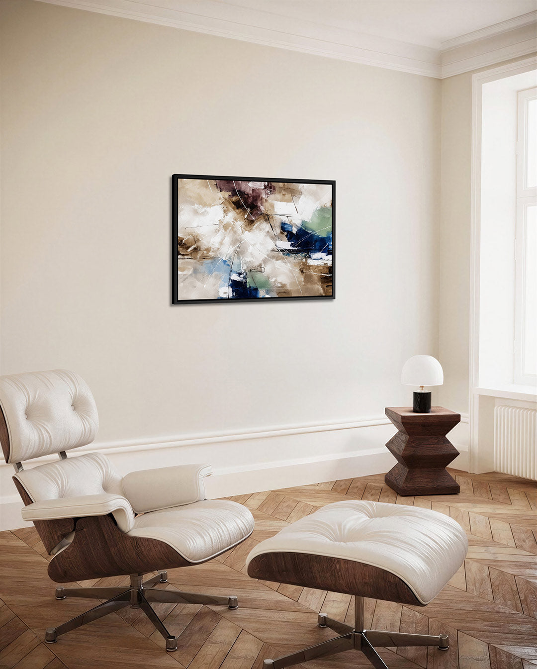 Dynamische kleurencompositie – Kleurrijke – alternatieve weergave van het kunstwerk