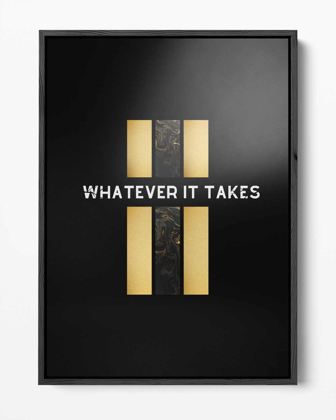 Whatever It Takes – portret kunstwerk als wanddecoratie
