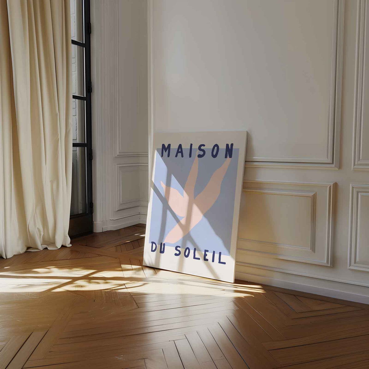Maison du Soleil Kunstposter – modern portret kunstwerk van WallArtistic