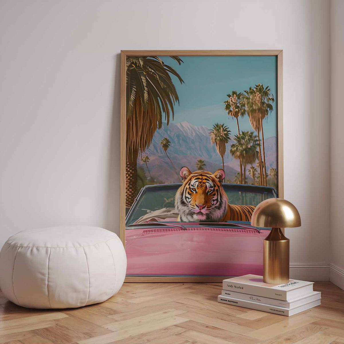 Tijger Cabrio – urban poster in staand formaat