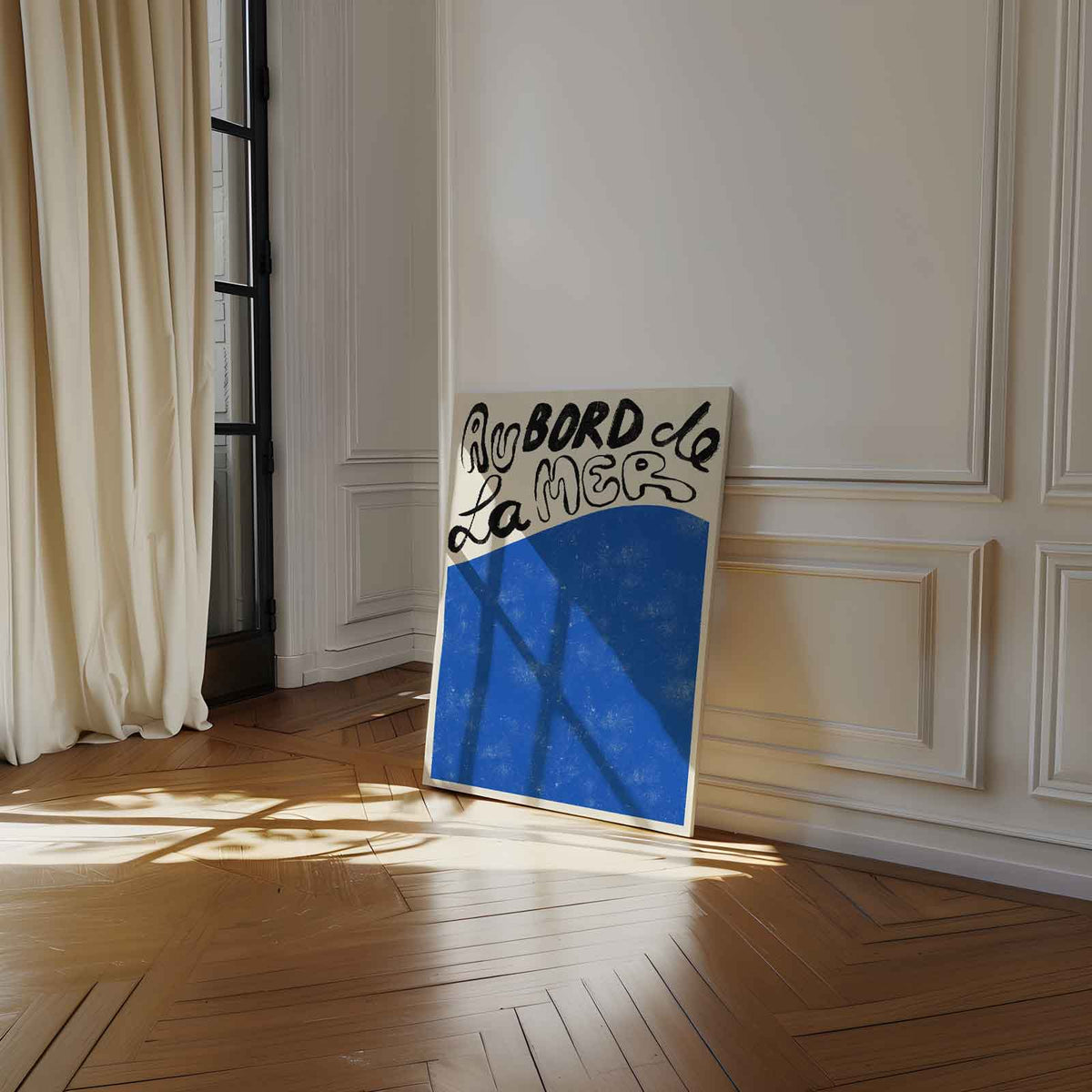 Au Bord de la Mer – dibond kunstwerk als wanddecoratie