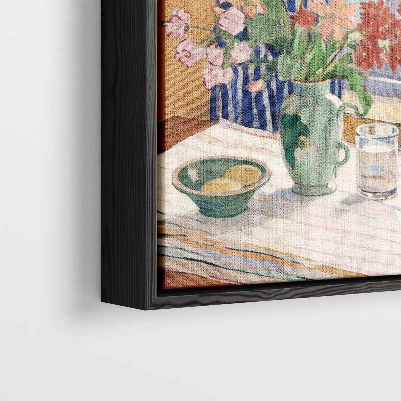 Tijdloze Bloemsymfonie – plexiglas kunstwerk als wanddecoratie
