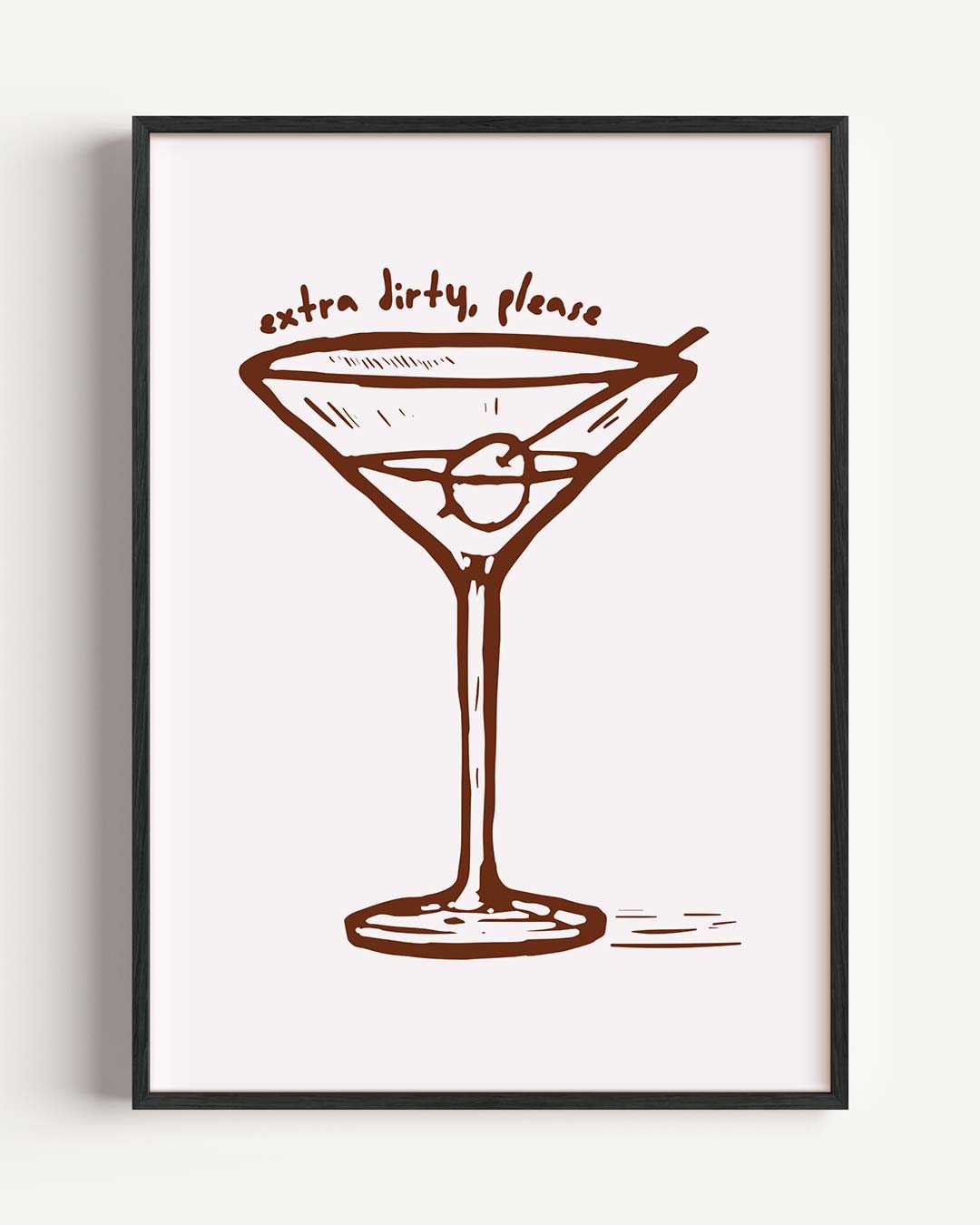 Cocktail Chic – zomer portret poster als wanddecoratie
