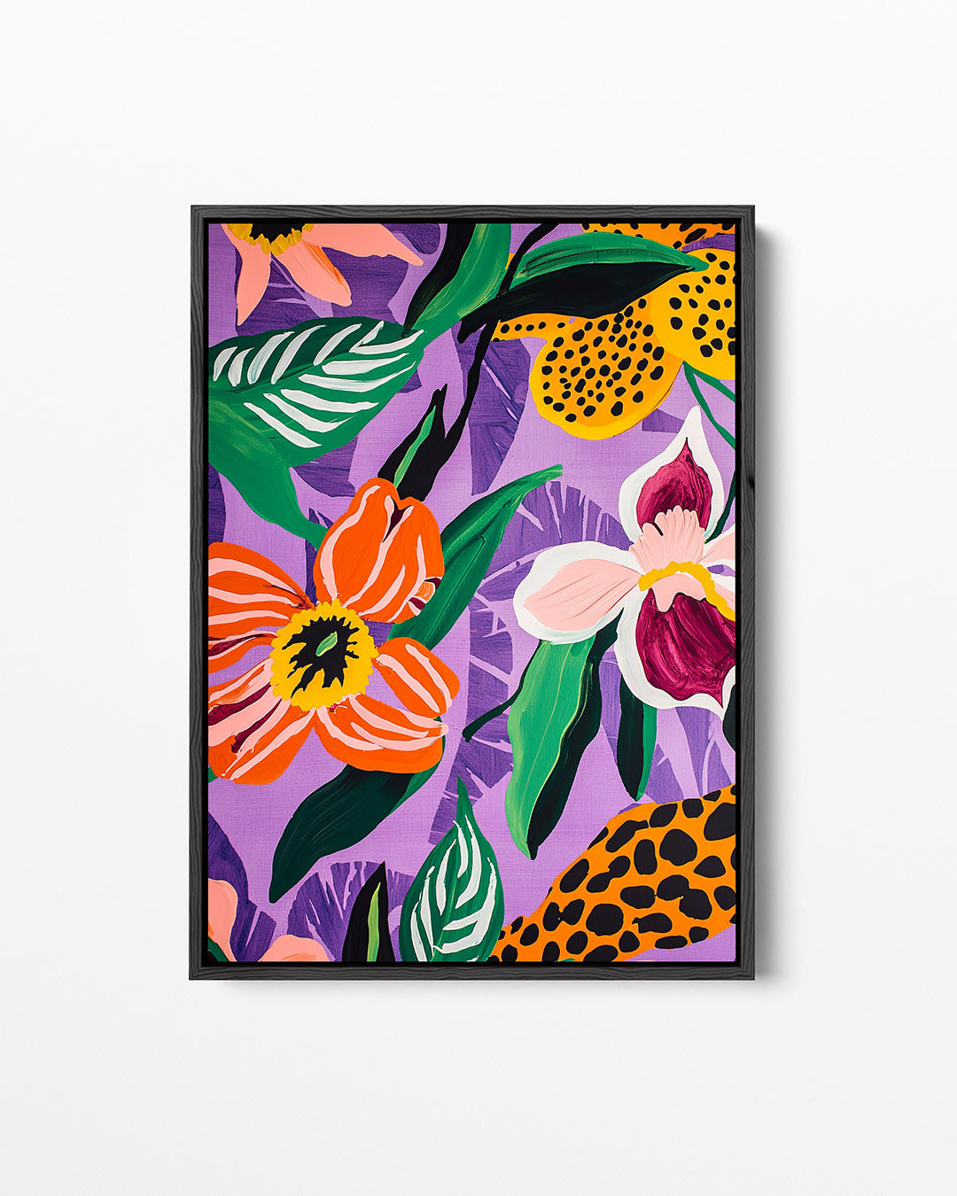 Vrolijke bloemenpracht – staand wanddecoratie kunstwerk