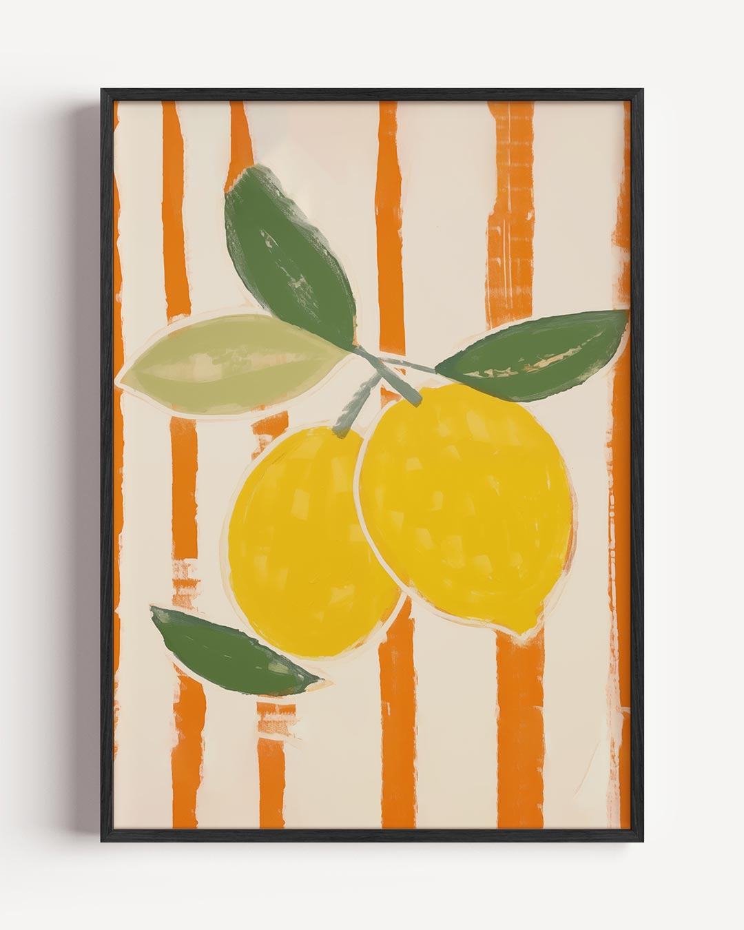 Zomerse Citroen – keuken portret poster als wanddecoratie