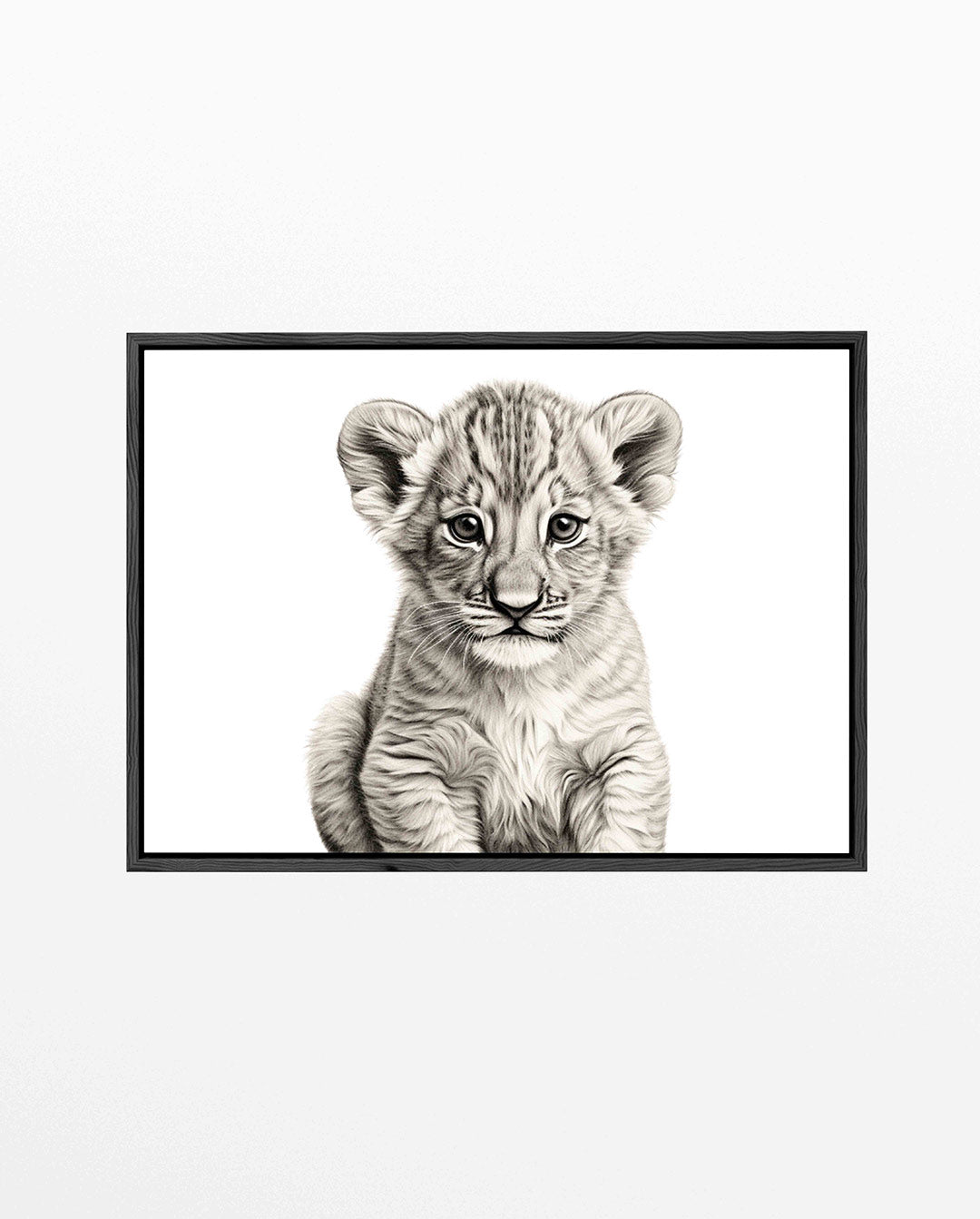 Tekening – liggend dieren kunstwerk