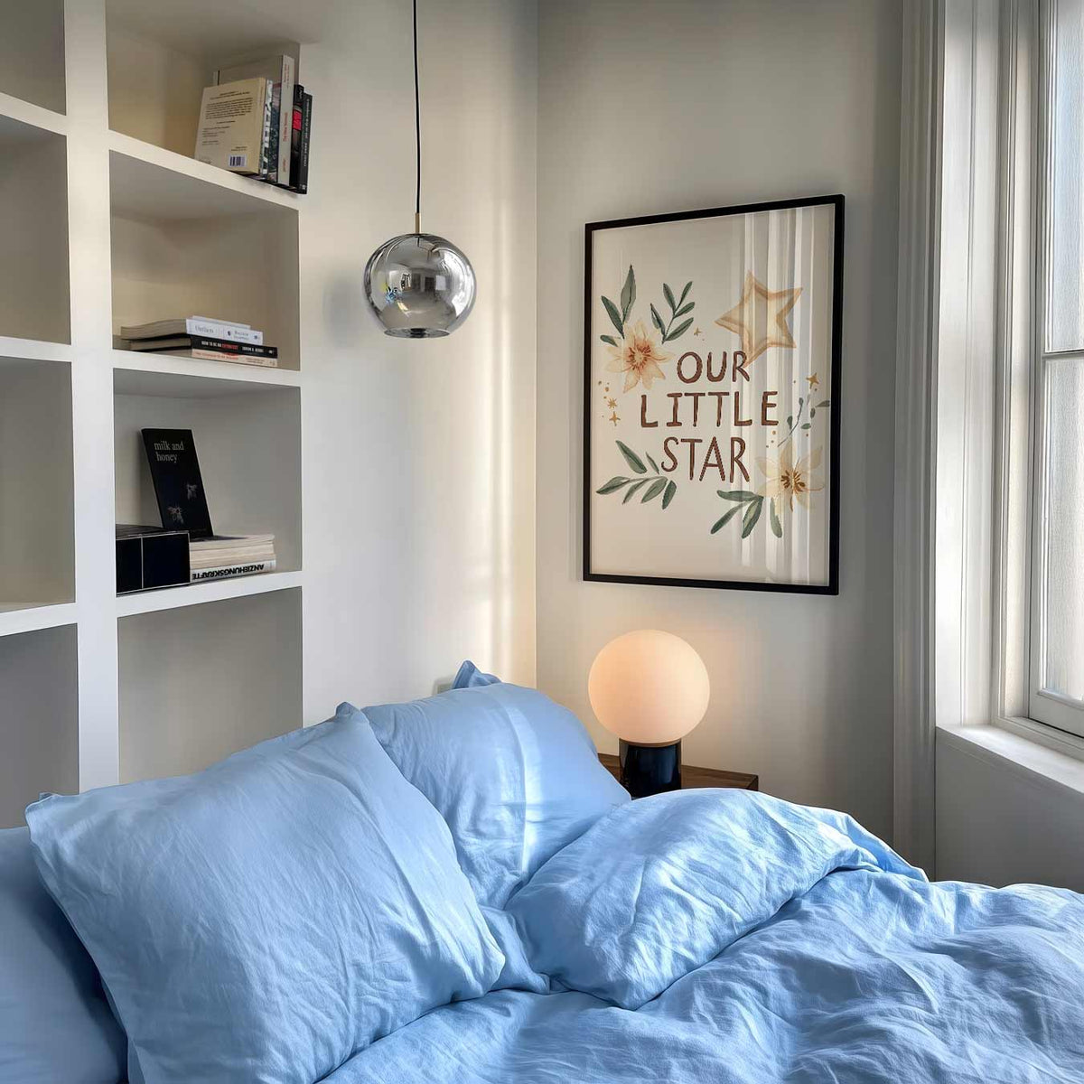 Our Little Star – staande muurposter voor de kinderkamer