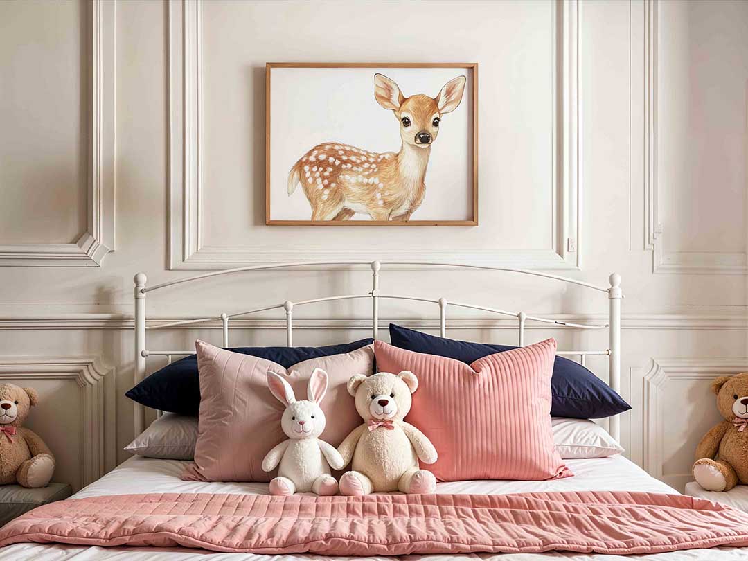 Hertje – kids poster in liggend formaat