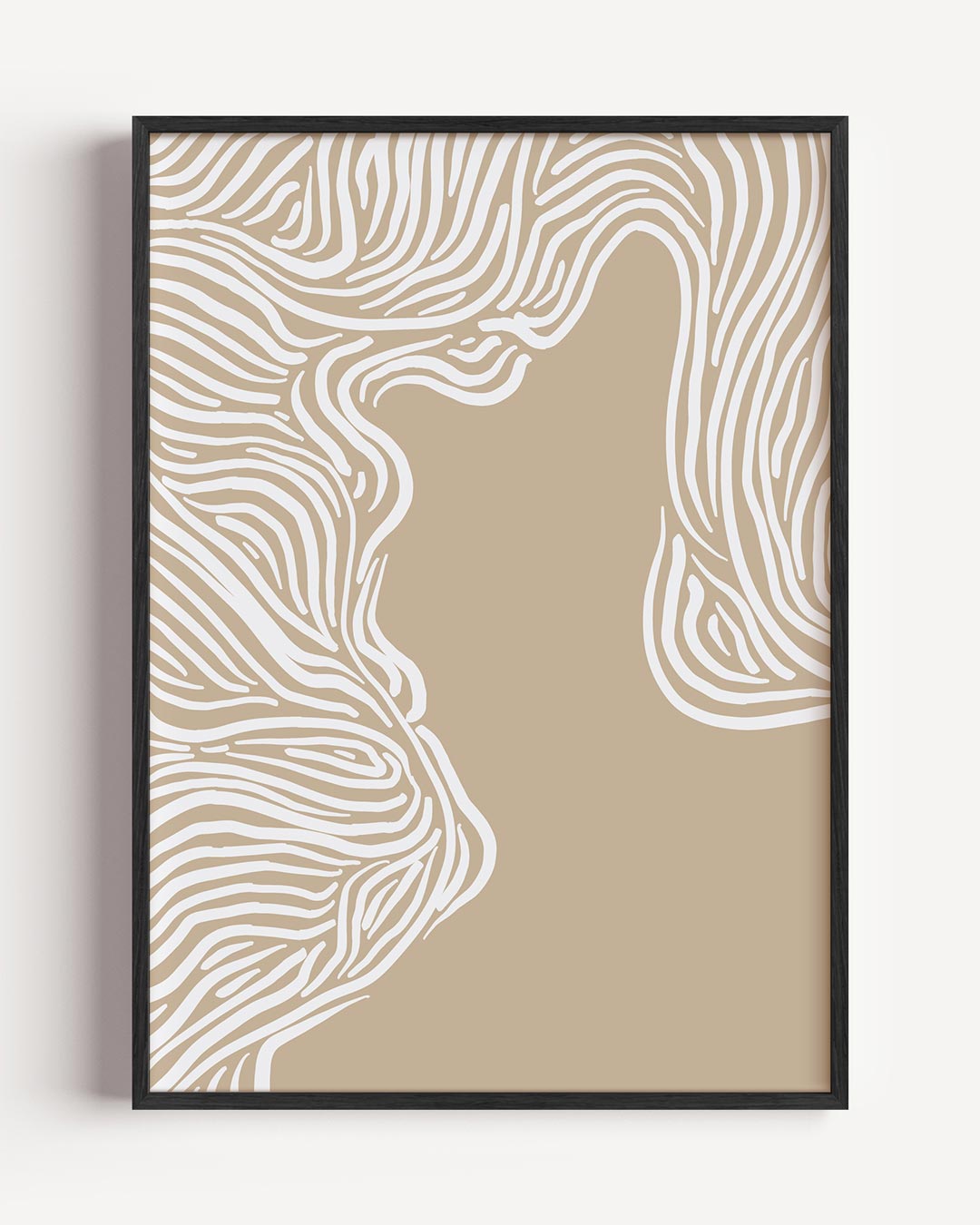 Abstracte Harmonie – abstracte portret poster als wanddecoratie