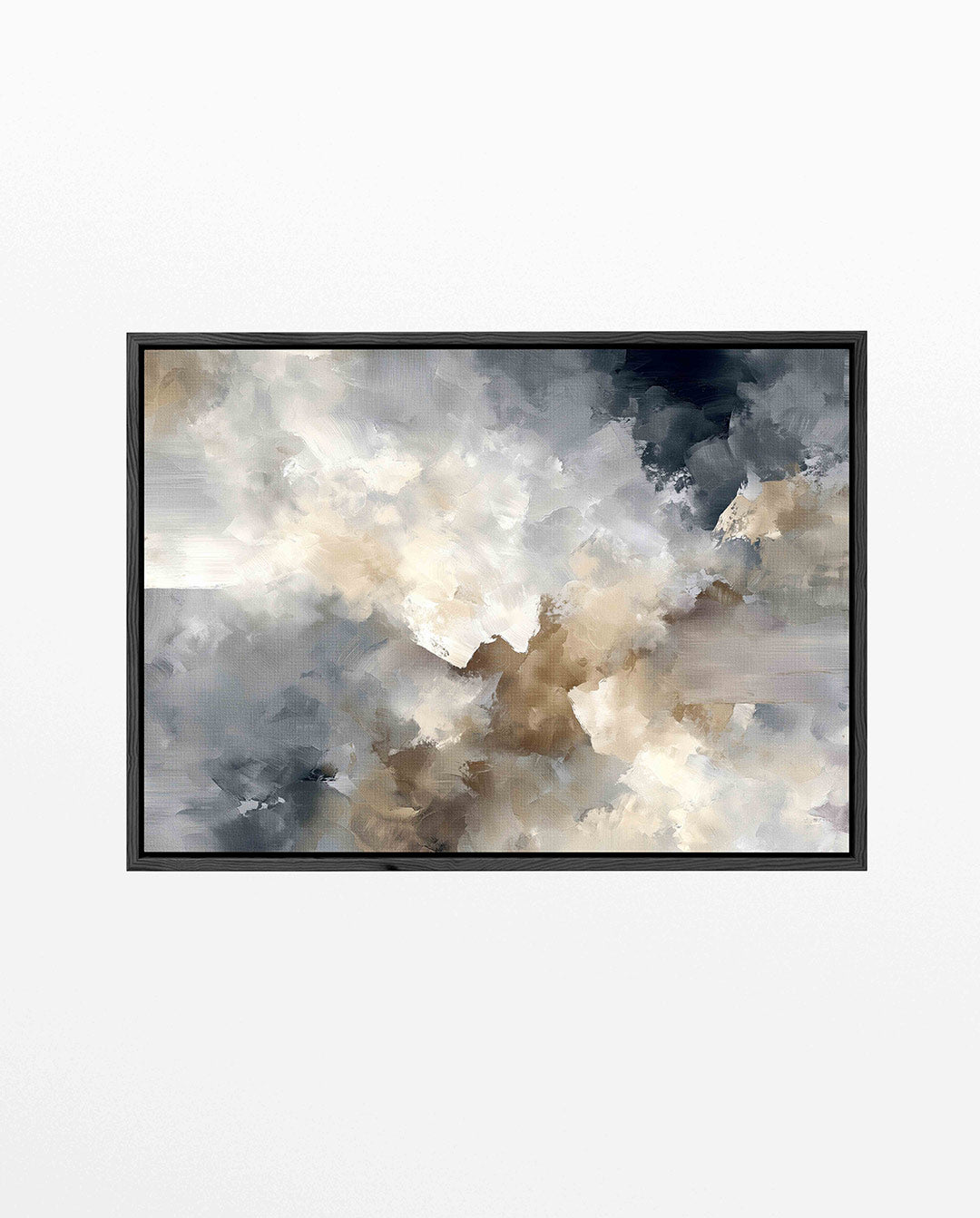 Dromerige kleurenexplosie – liggend abstract kunstwerk