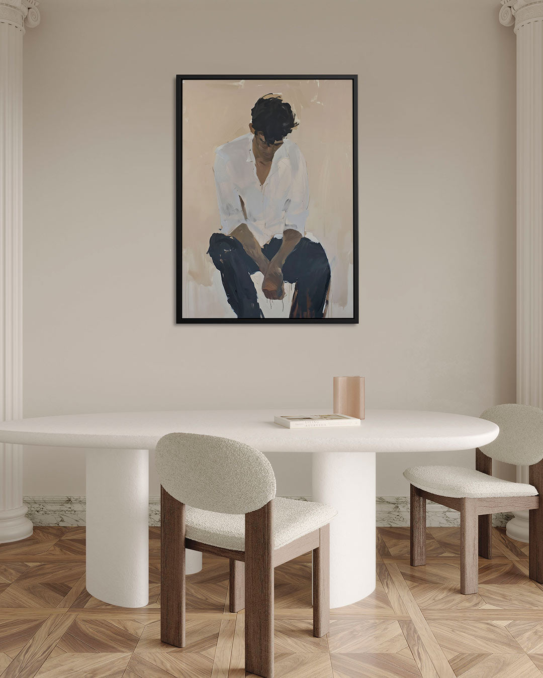 Introspectieve momenten – alternatieve weergave van het kunstwerk