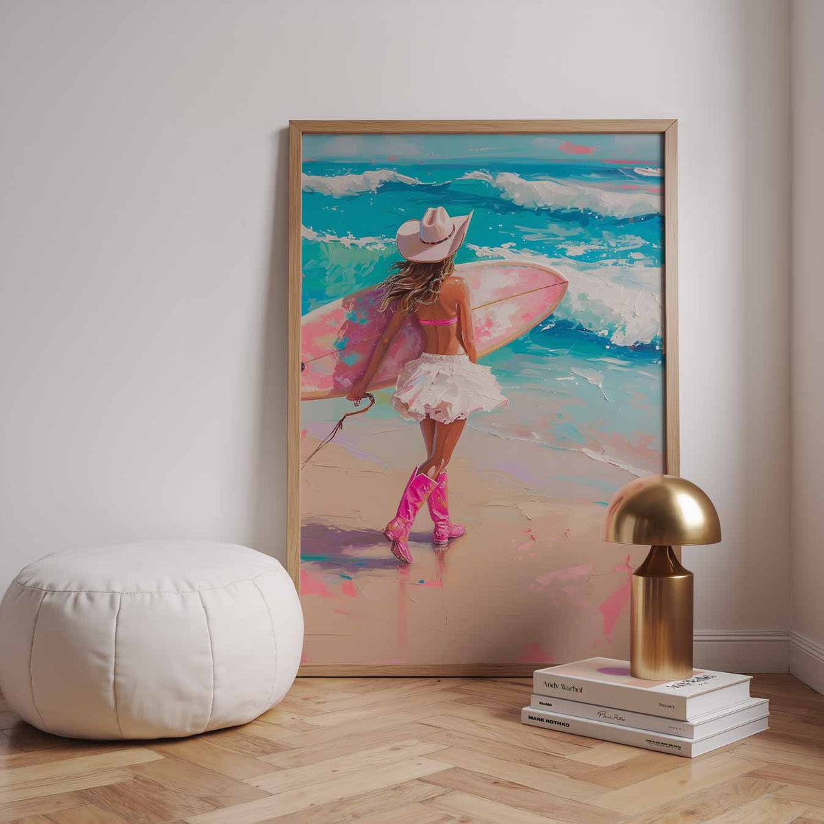 Strandavontuur – urban poster in staand formaat