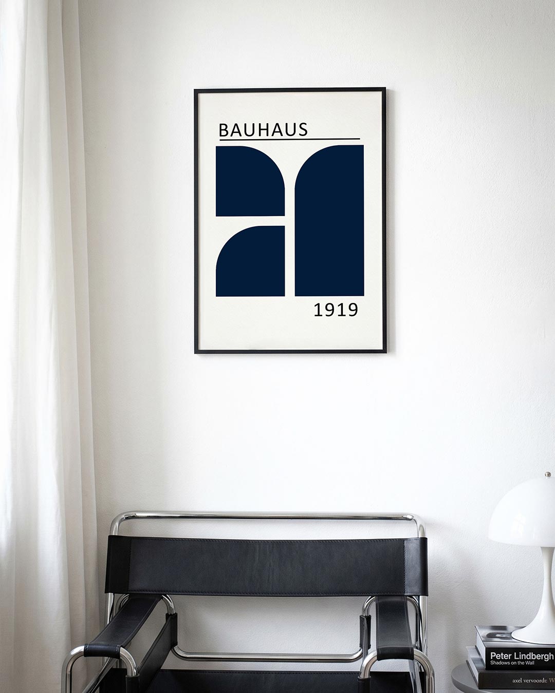 Vorm en balans – moderne Bauhaus wandkunst als poster