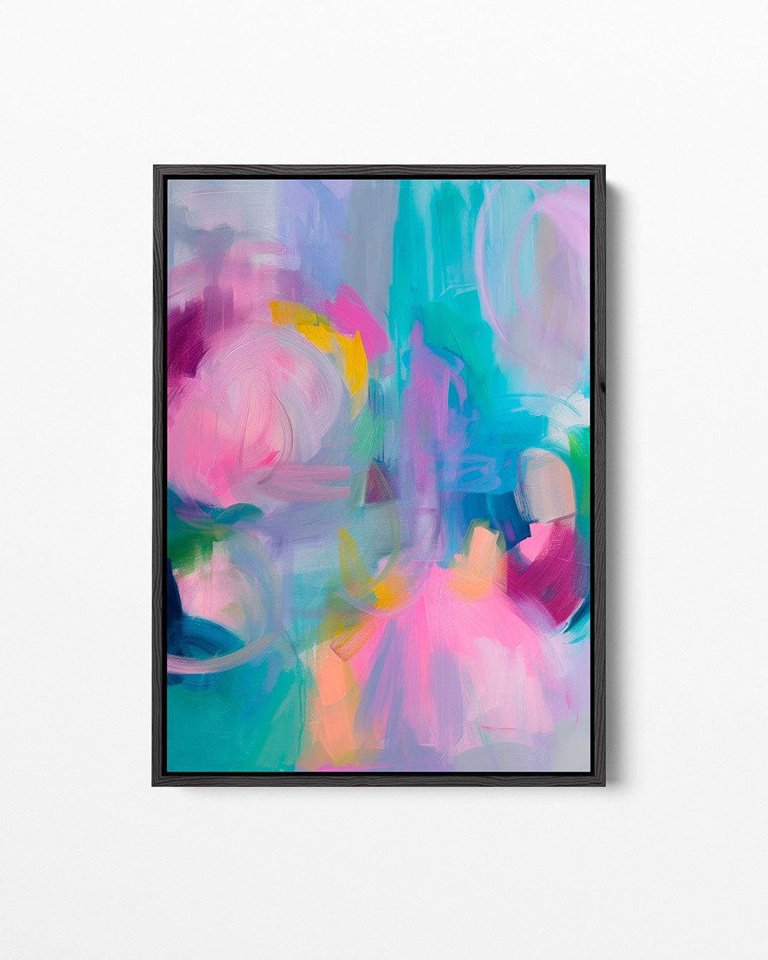 Kleurrijke vormen – staand wanddecoratie kunstwerk