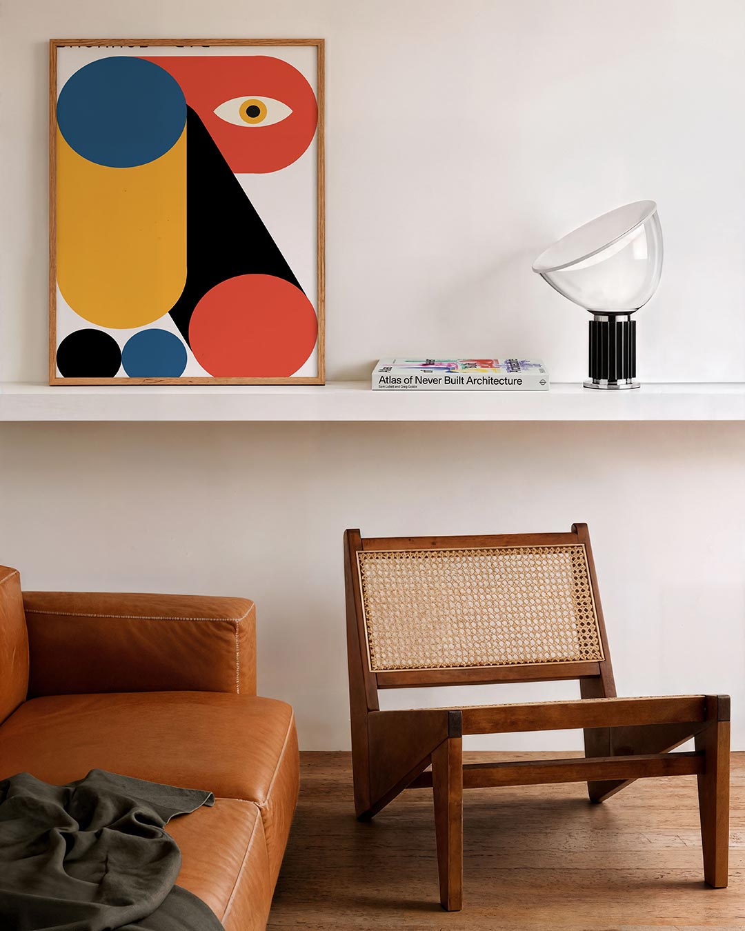 Vorm en kleur – staande Bauhaus poster voor aan de muur