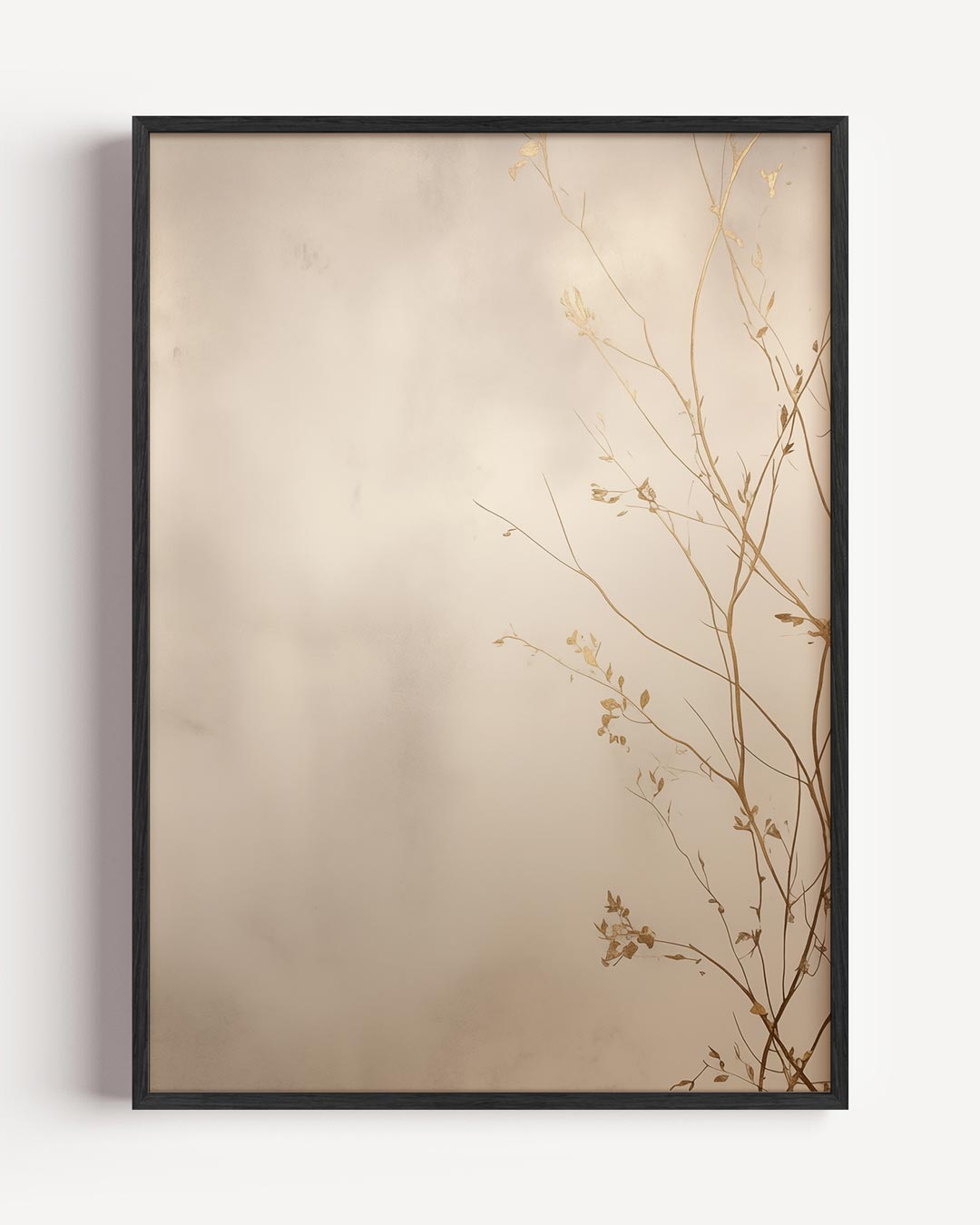 Natuurlijke Elegantie – textuur portret poster als wanddecoratie