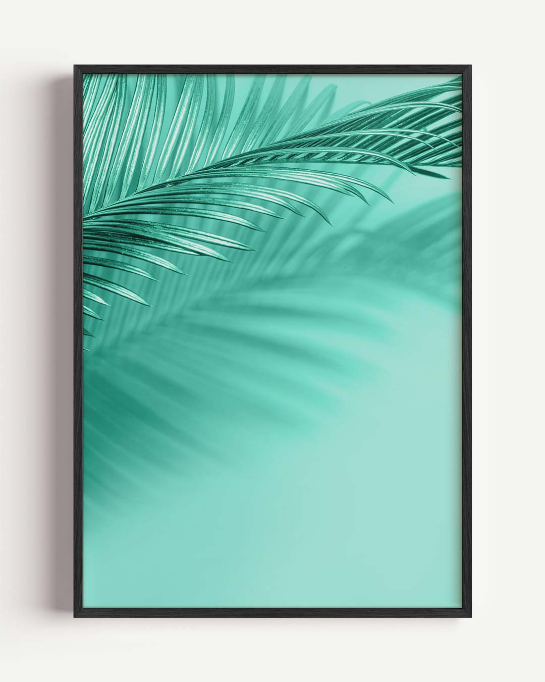 Tropical Leaf Dreams – Popart en Streetart portret poster als wanddecoratie