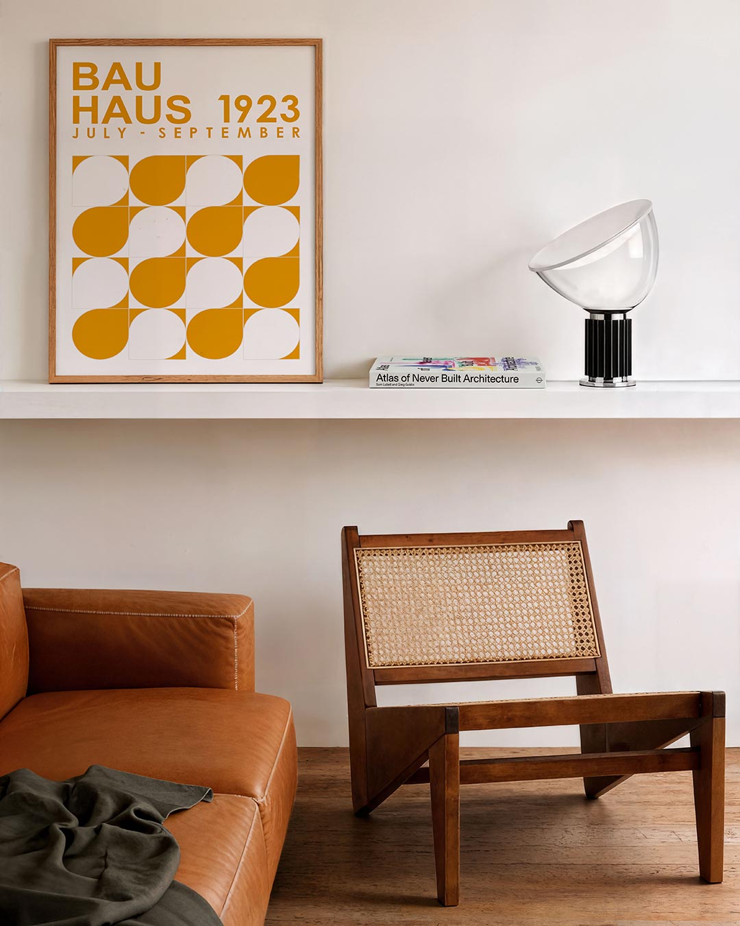 Vormen en vlakken – staande Bauhaus poster voor aan de muur