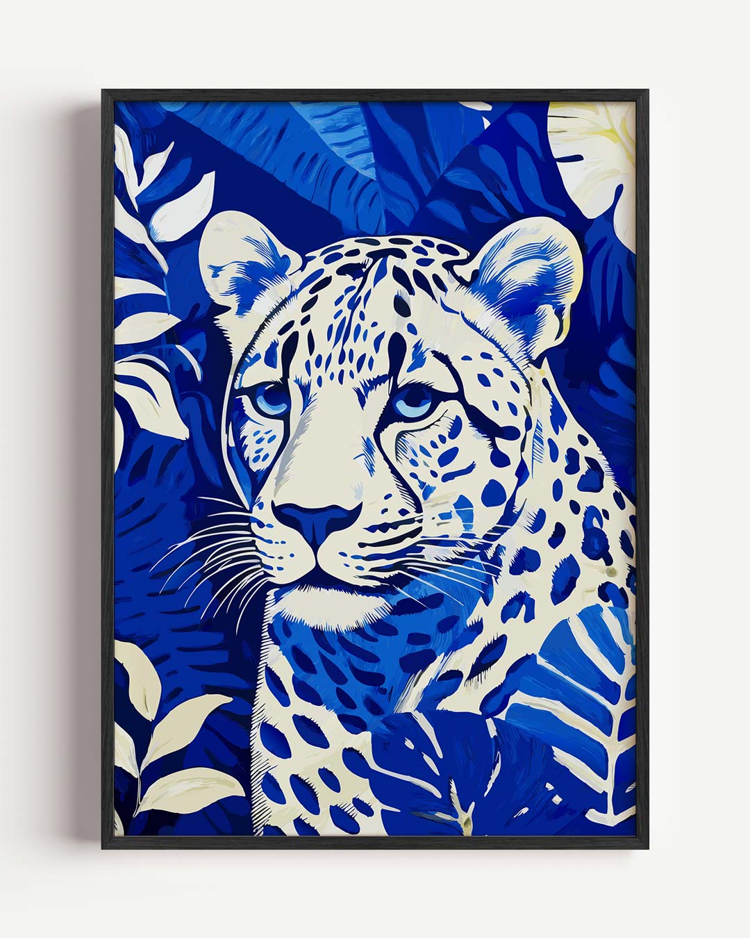 Wondere Wereld van de Luipaard – dieren portret poster als wanddecoratie
