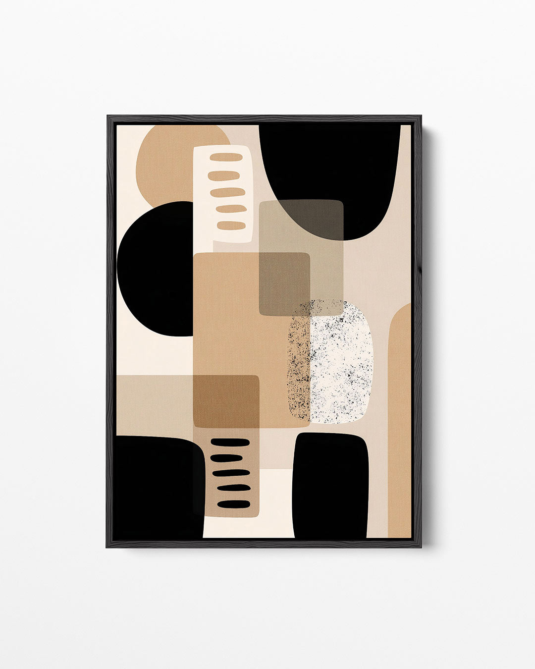 Geometrische vormen compositie – staand wanddecoratie kunstwerk