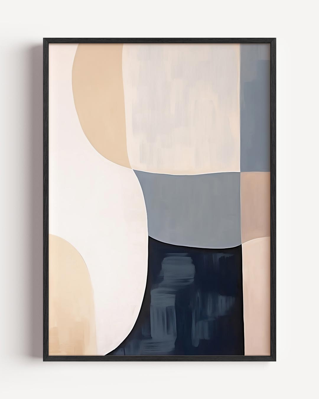 Abstracte Pastel Droom – abstracte portret poster als wanddecoratie