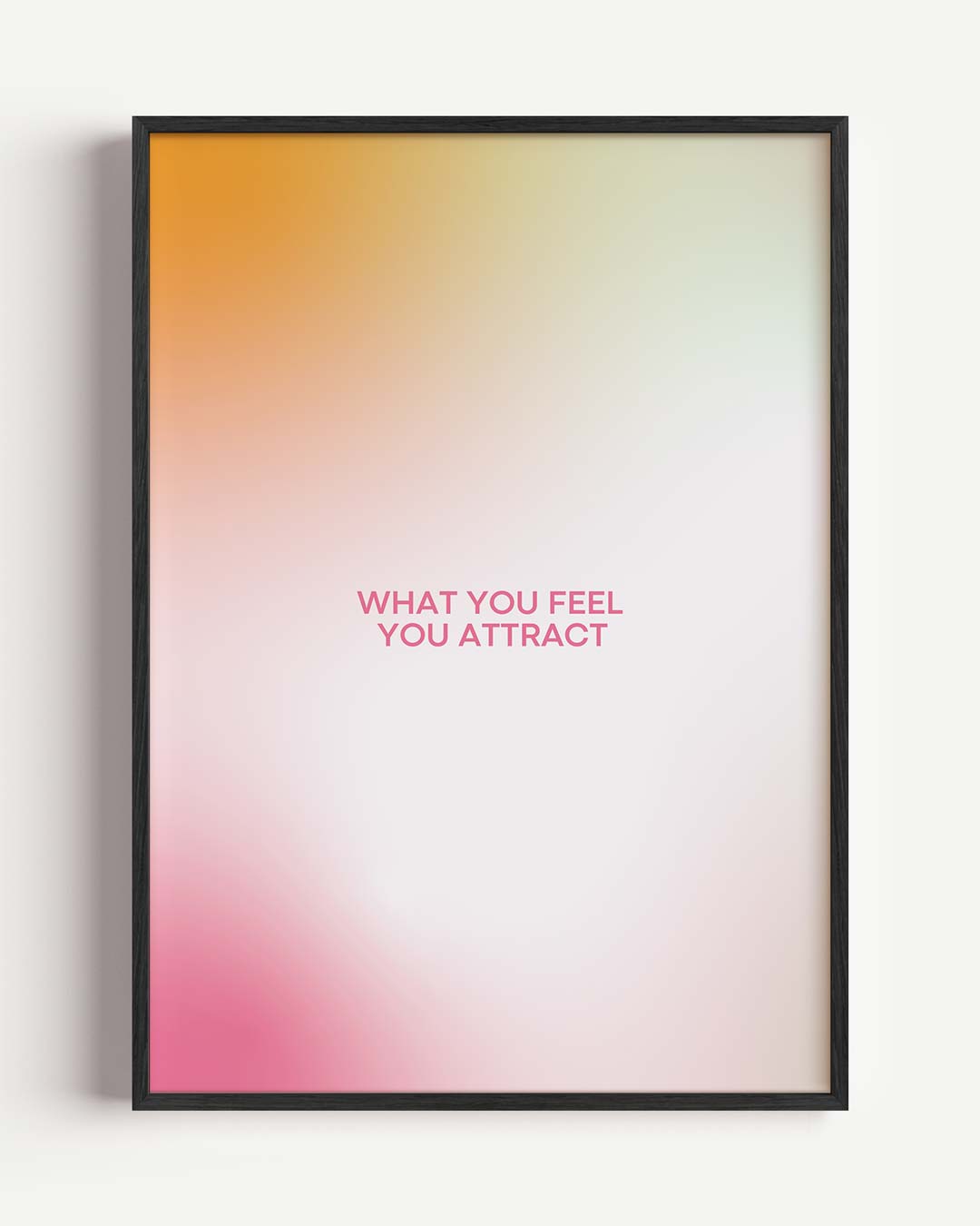 Positieve Vibes – mindful portret poster als wanddecoratie