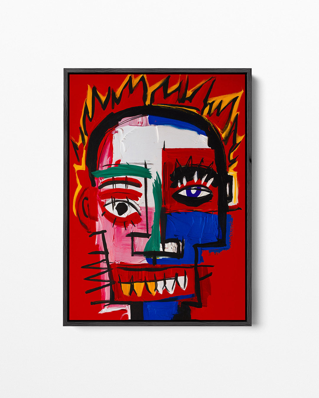 Gezichtsvormen – staand wanddecoratie kunstwerk