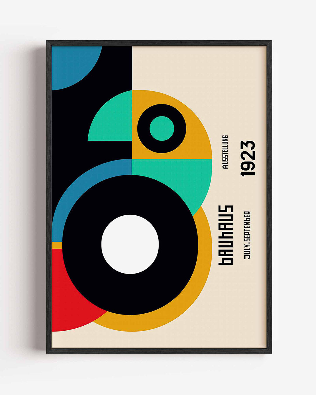 Abstracte – staande Bauhaus poster als wanddecoratie