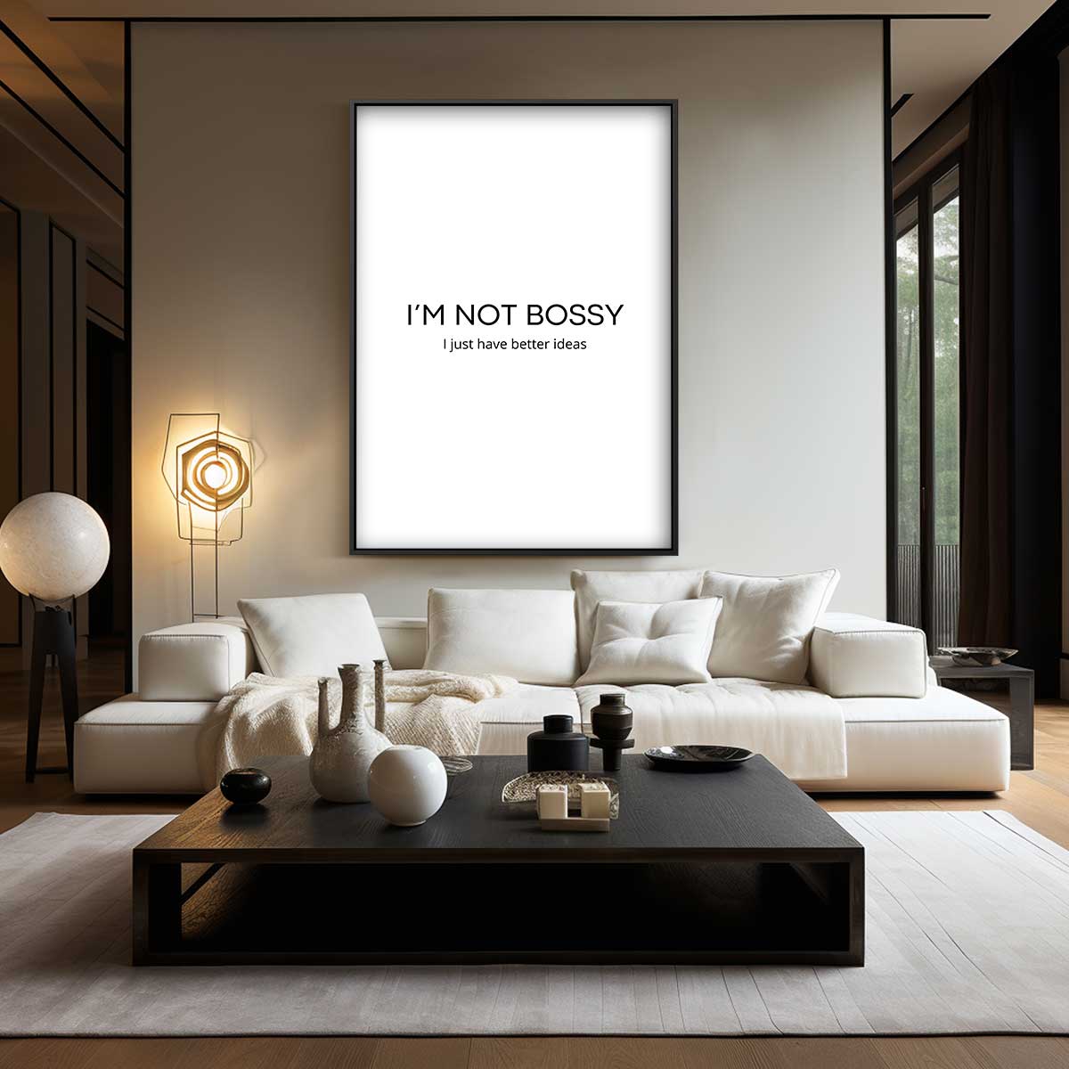 Inspirerende Quote Poster – dibond wanddecoratie in staand formaat