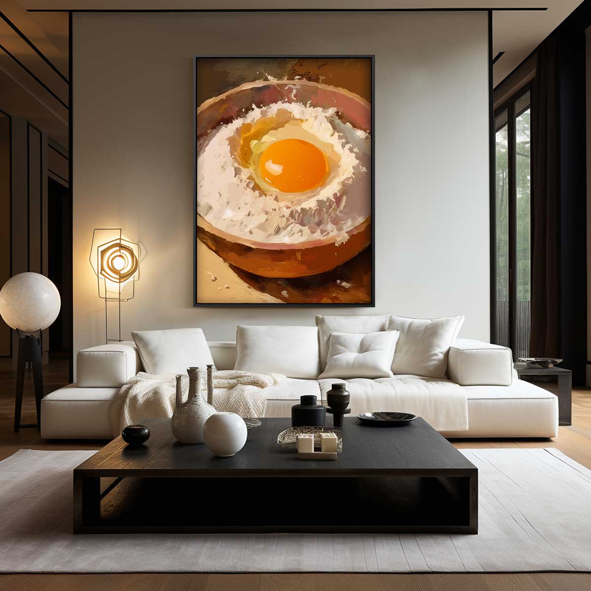 Het Perfecte Bakmoment – kunstwerk met zwarte baklijst