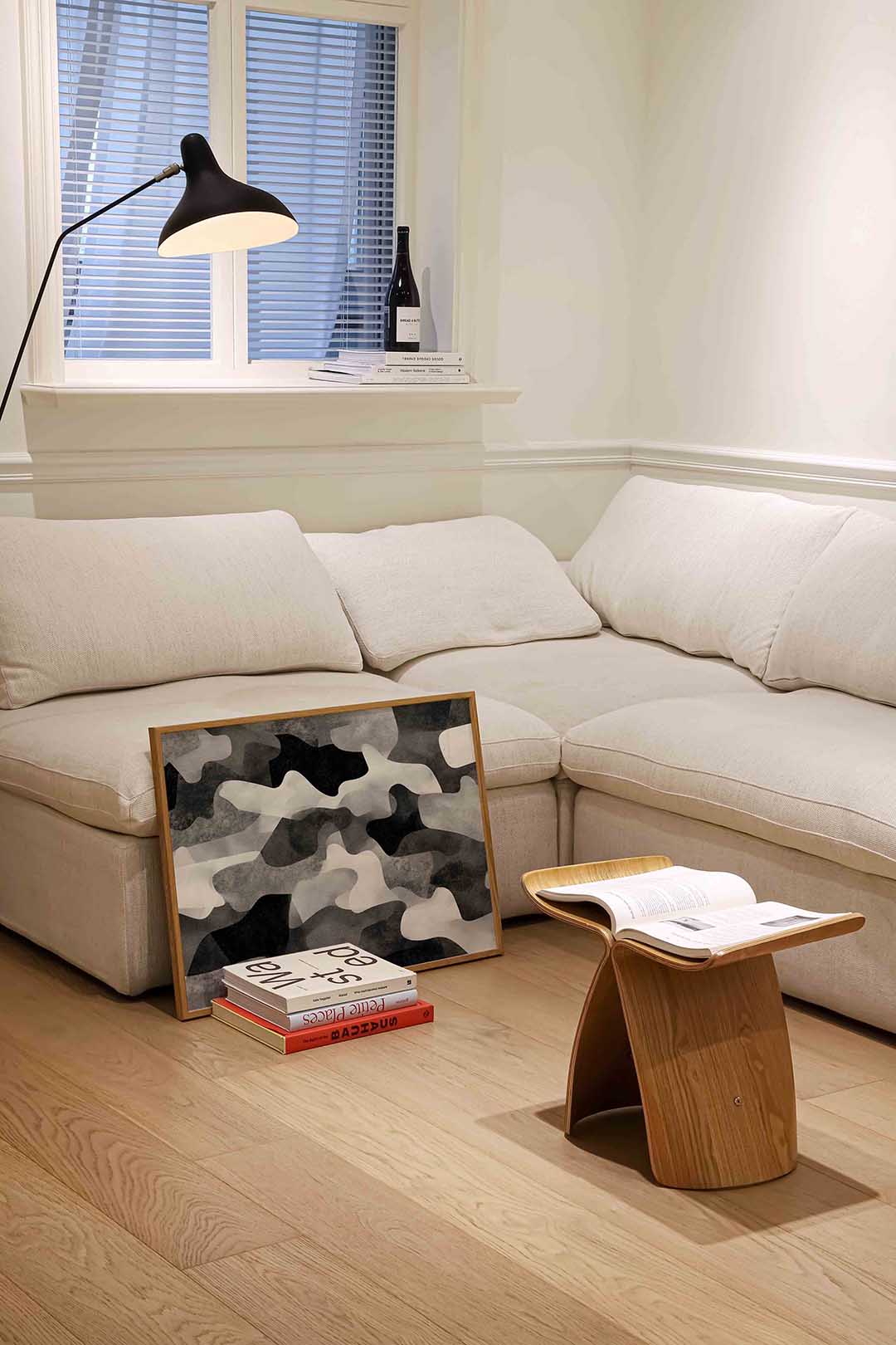 Abstracte vormen – abstracte wandkunst als landscape poster