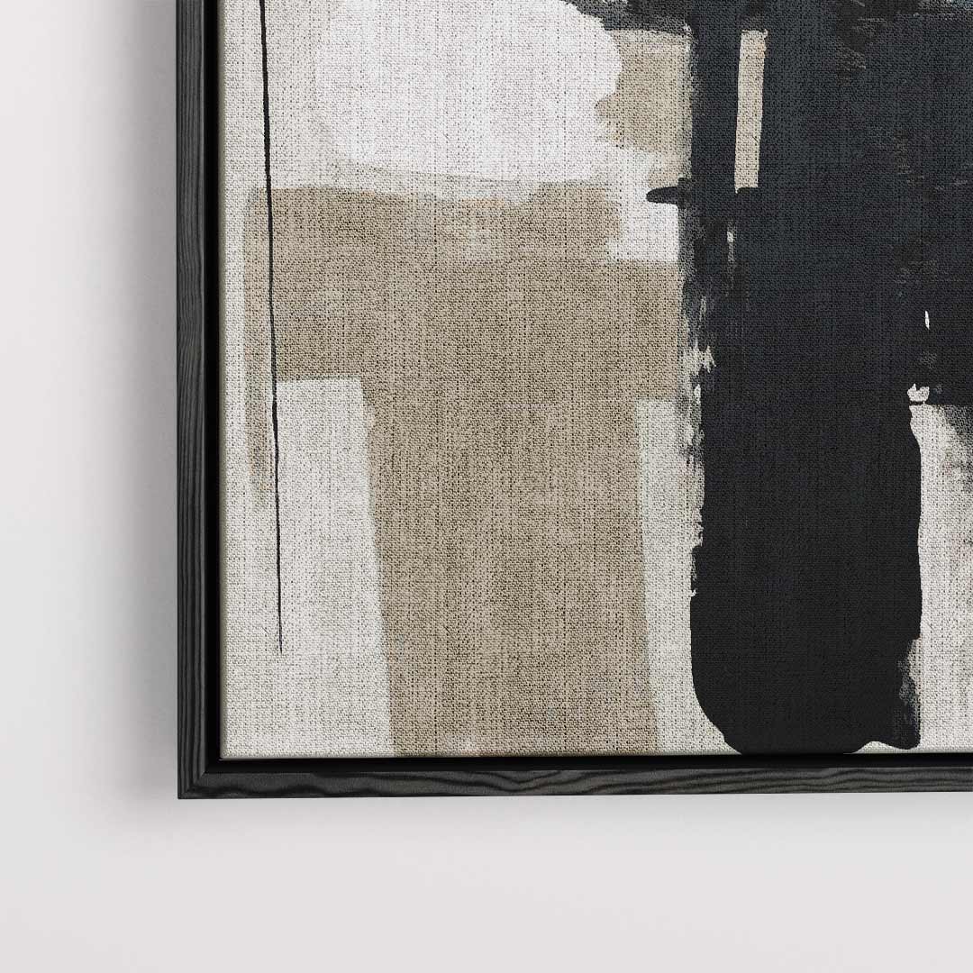 Abstracte Contrasten – dibond kunstwerk als wanddecoratie