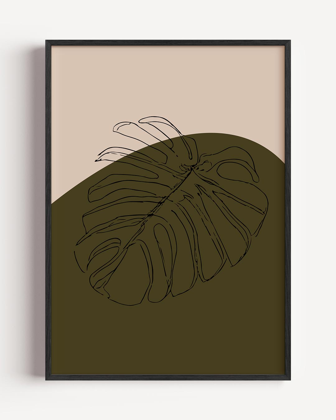 Stijlvolle Botanische Print – zomer portret poster als wanddecoratie