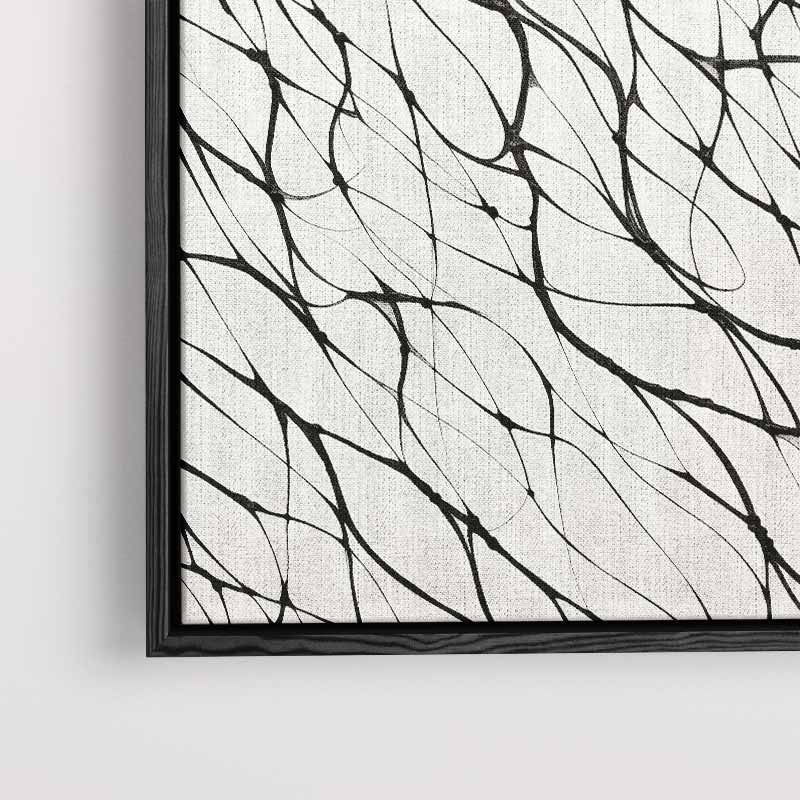 Dansende Lijnen – staand kunstwerk voor modern interieur