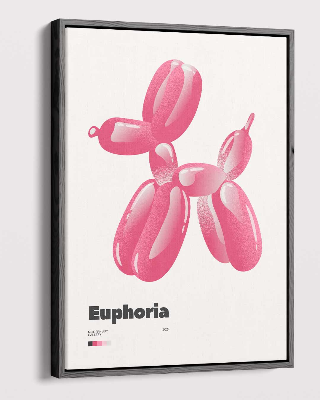 Speelse Euforie – plexiglas wanddecoratie in portret formaat
