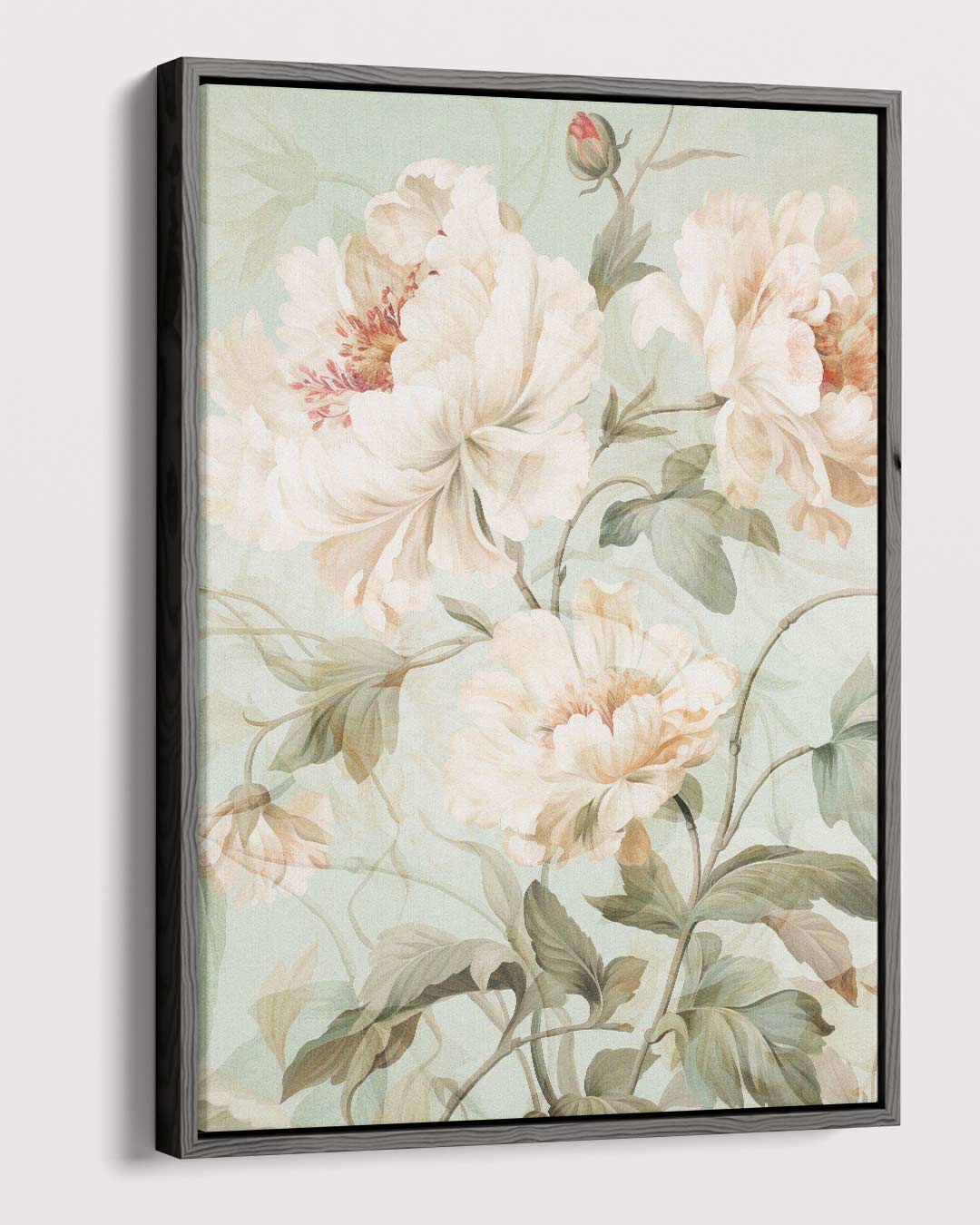 Romantisch Bloemenpalet – staand kunstwerk voor modern interieur