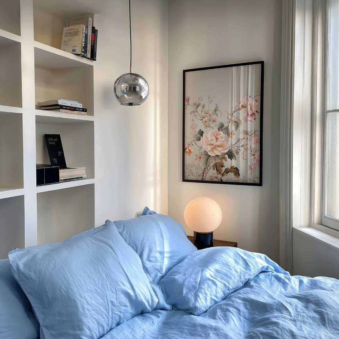 Elegante Bloemenpracht – staande muurposter met bloemen
