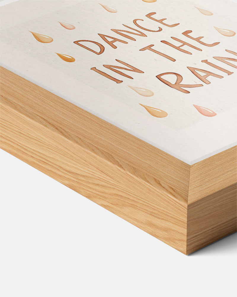 Inspirerende Regen Dans – kids poster als vrolijke staande wanddecoratie