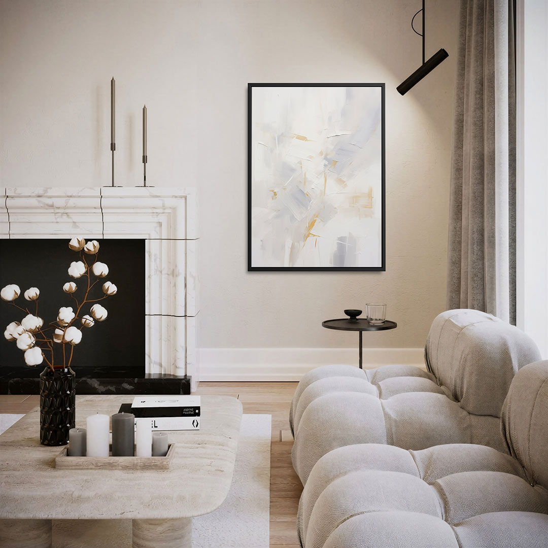 Lichte vegen compositie – staand wanddecoratie kunstwerk