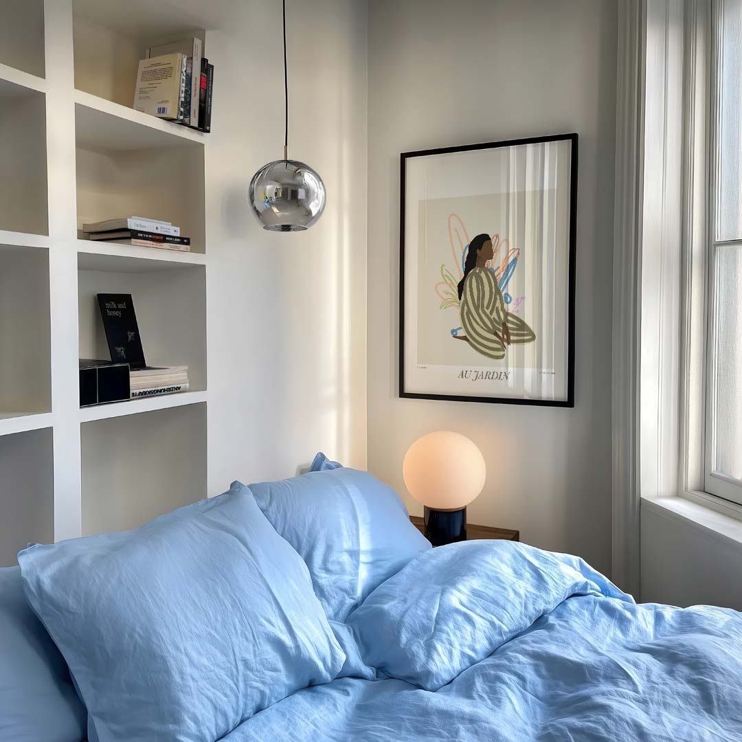 Au Jardin Boho – staande lijnkunst wanddecoratie van WallArtistic