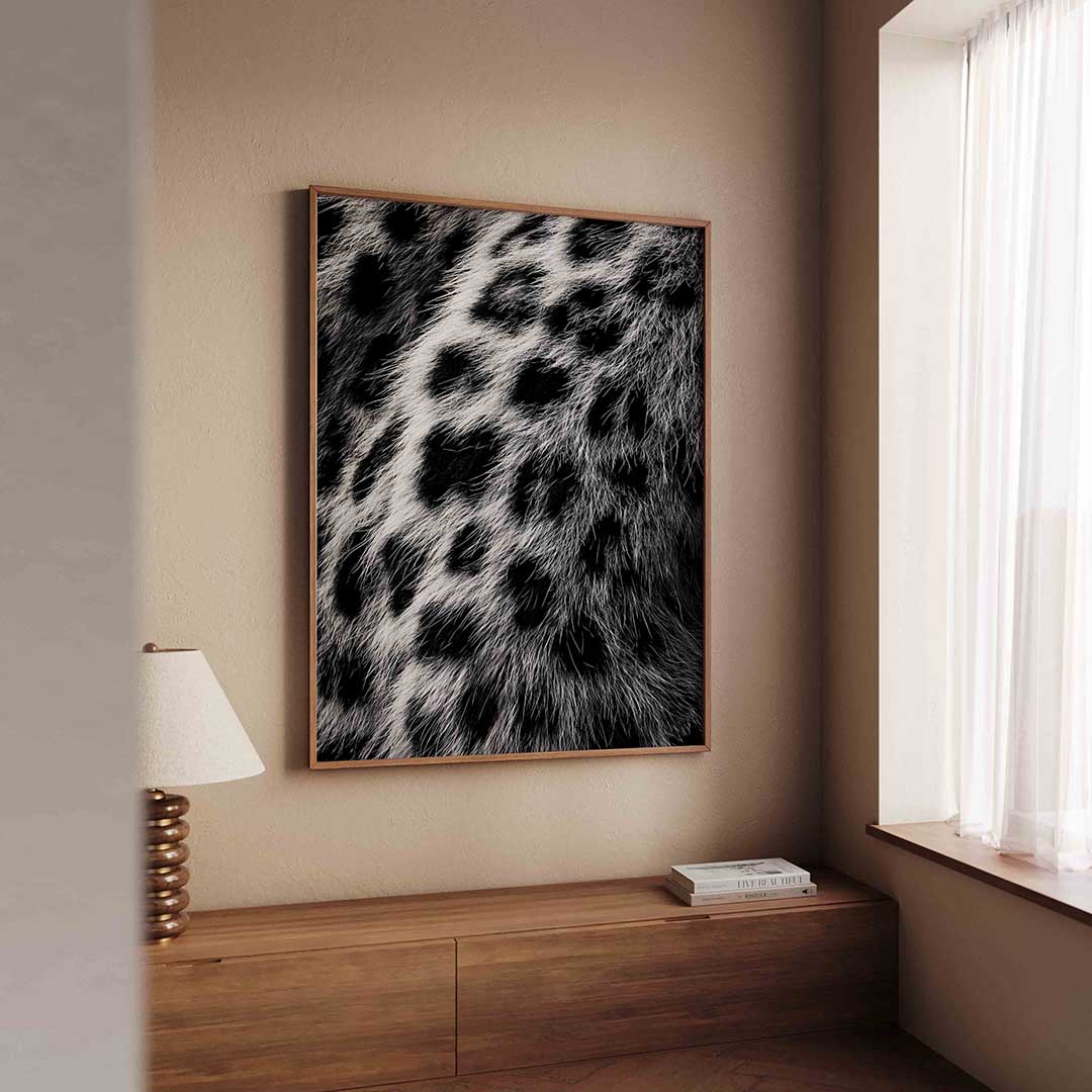 Gevlekte vacht – safari wandkunst als portret poster
